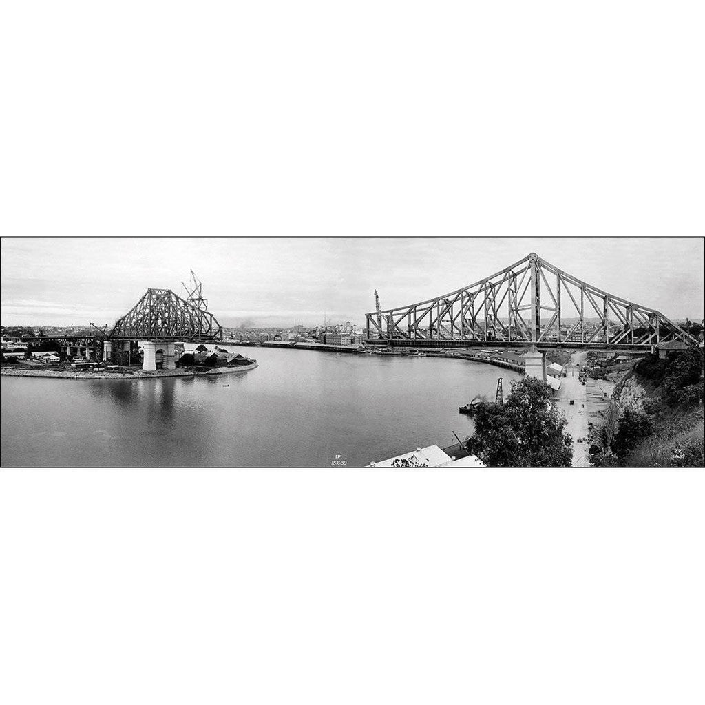 Story Bridge Construction 1939 Canvas Art