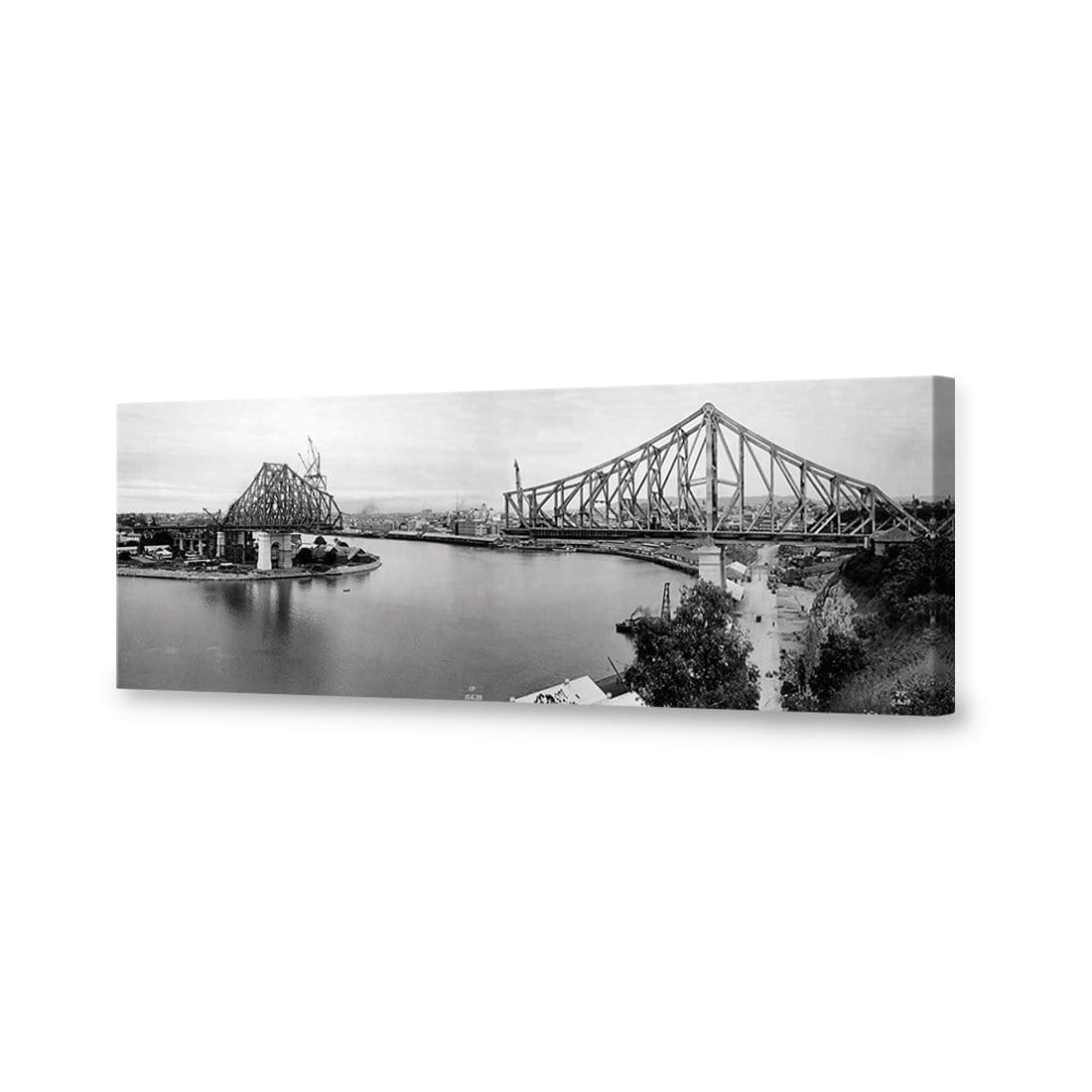 Story Bridge Construction 1939 Canvas Art
