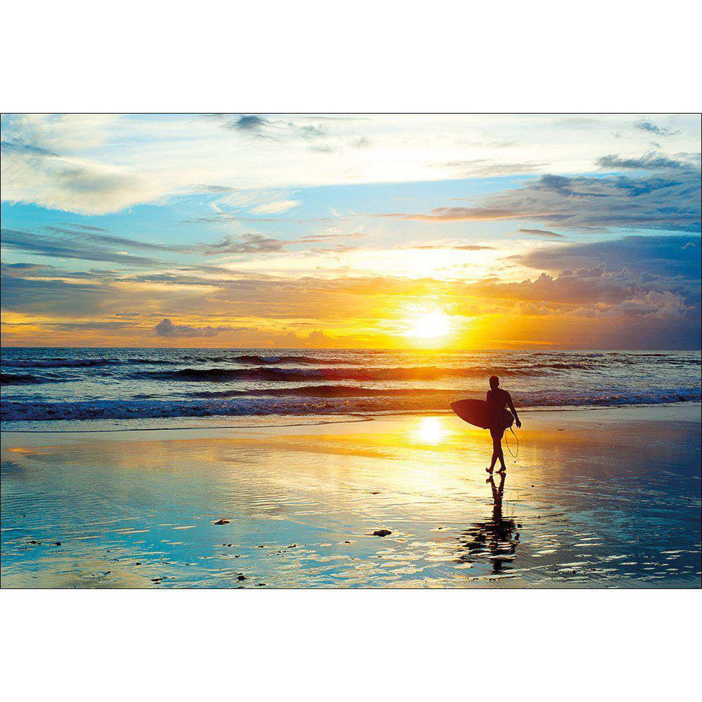 Sunset Surf Canvas Art