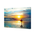 Sunset Surf Canvas Art