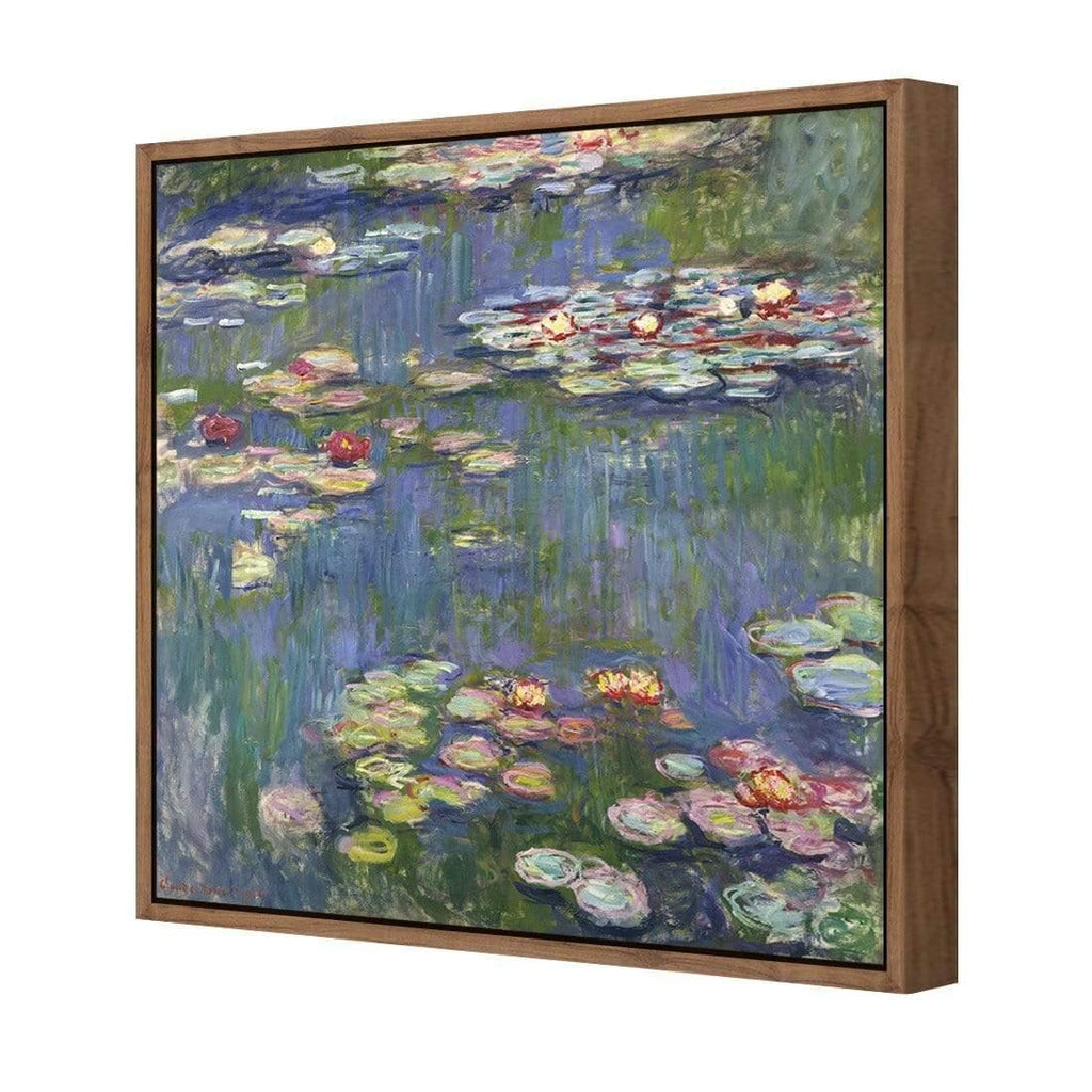 Red Water Lilies By Monet