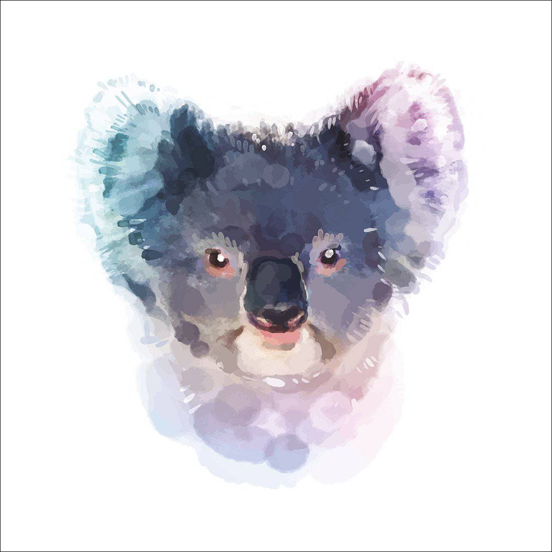 Watercolour Koala Canvas Art