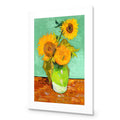 Sunflowers On Green - Van Gough Acrylic Print Art
