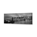 New York Skyline At Night, B&W Canvas Art