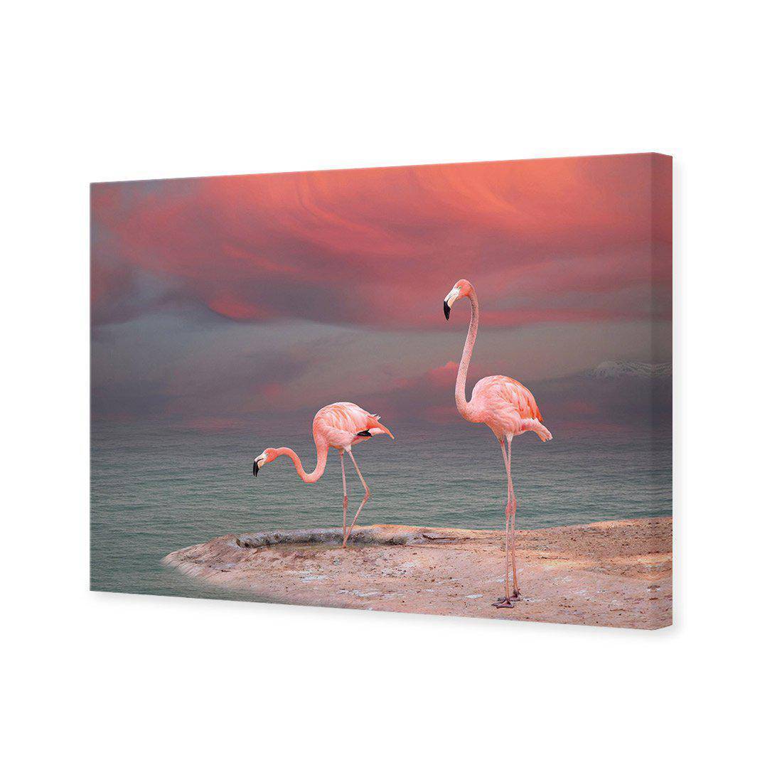 Pink Flamingos Canvas Art