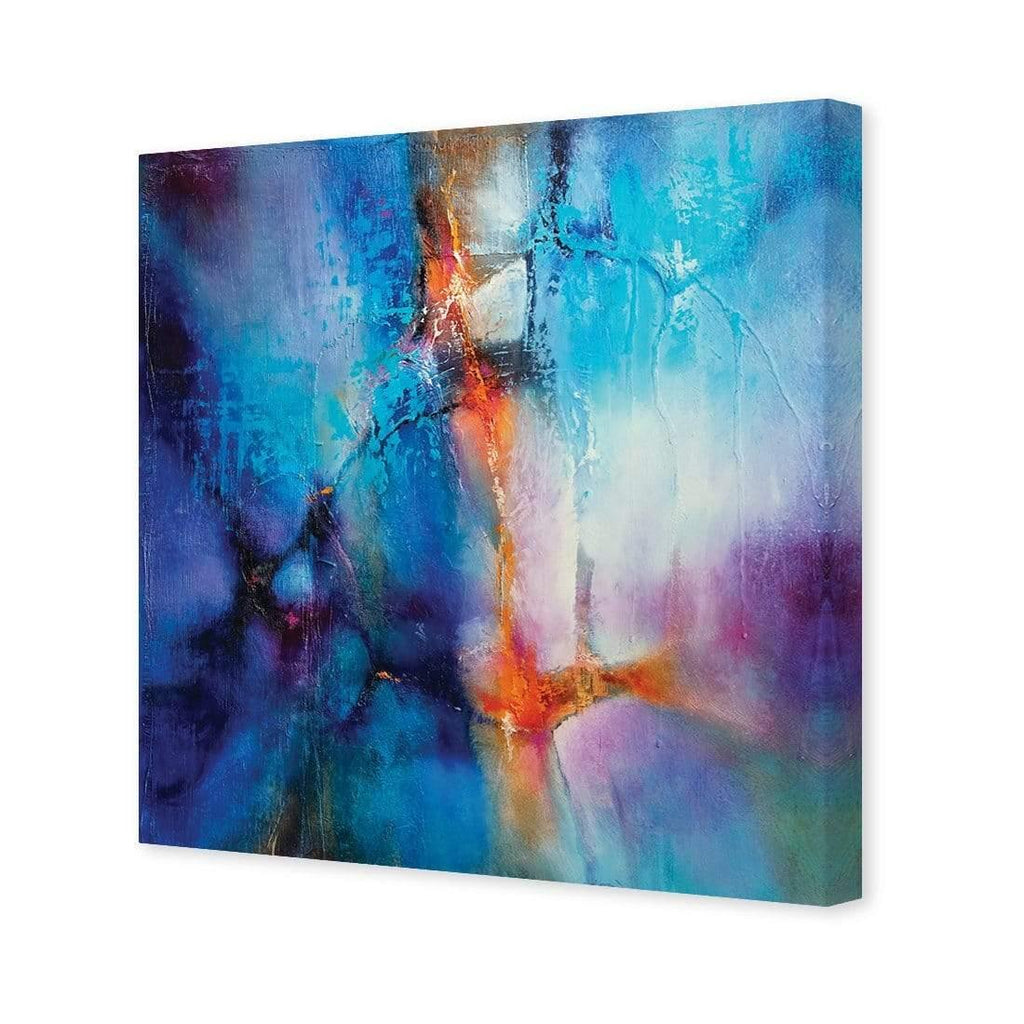 Turquoise and Magenta Splash by Annette Schmucker