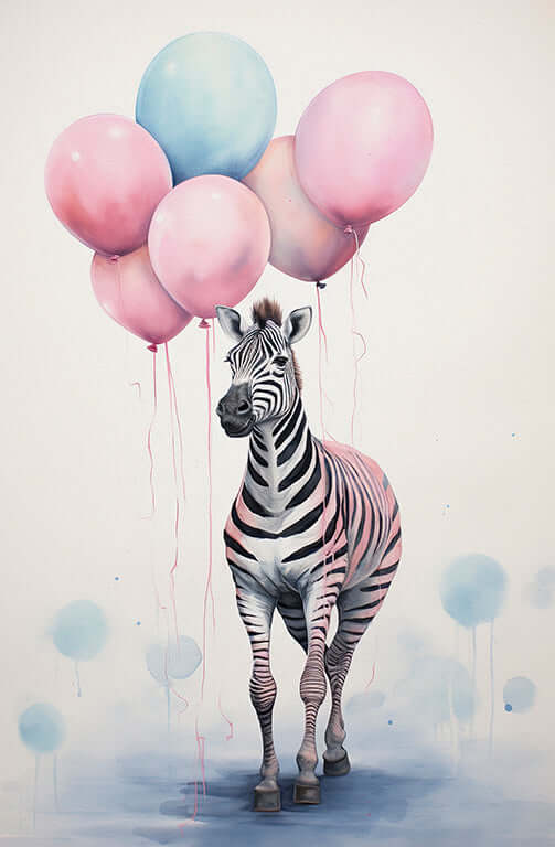 Zebra Ready to Party