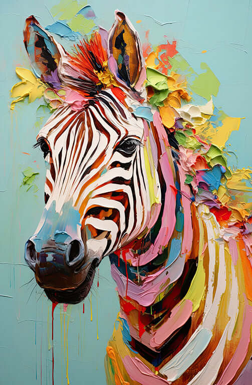 Painted Zebra