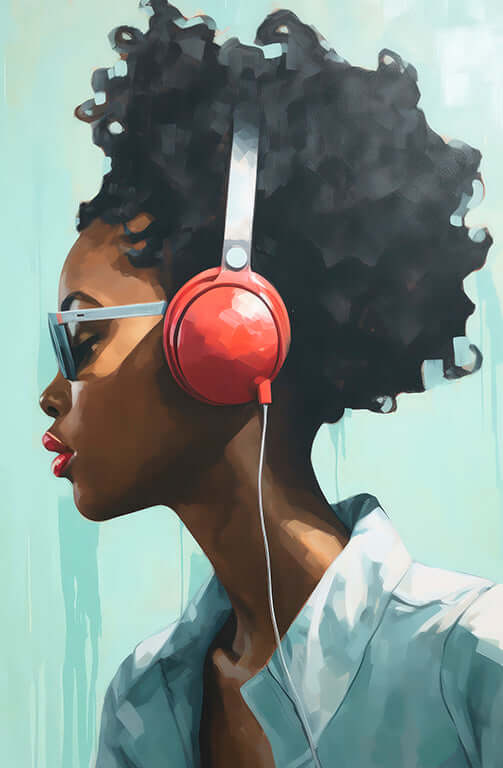 Red Headphones