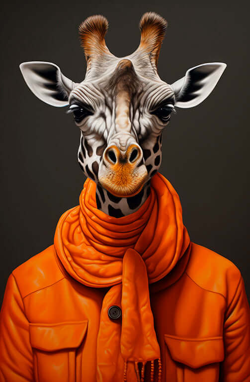 Dressed to Impress Giraffe