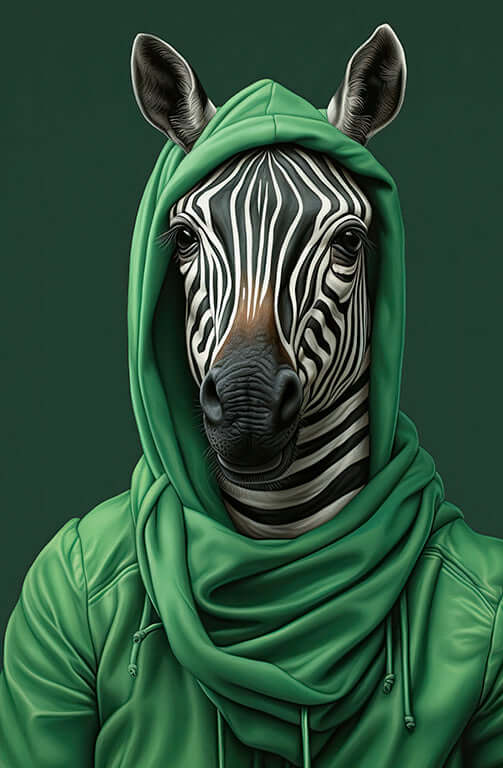 Dressed to Impress Zebra
