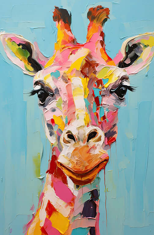 Painted Giraffe