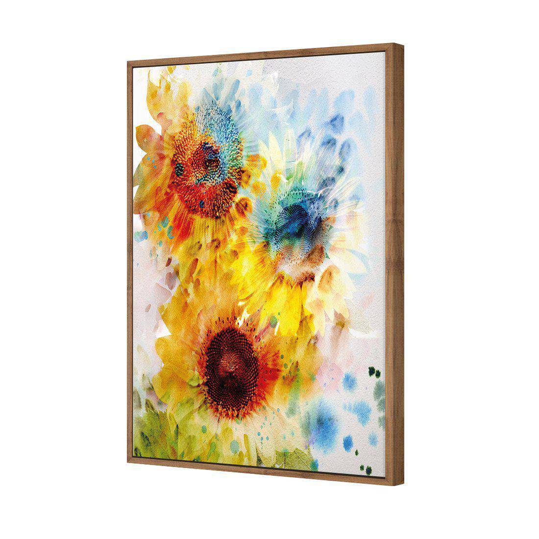 A Blur Of Flowers Canvas Art