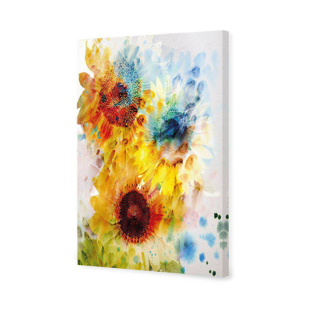 A Blur Of Flowers Canvas Art