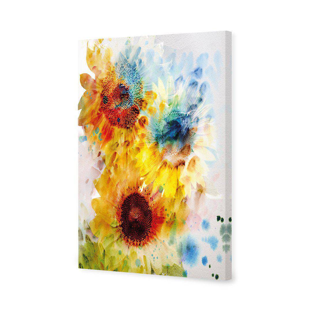 A Blur Of Flowers Canvas Art