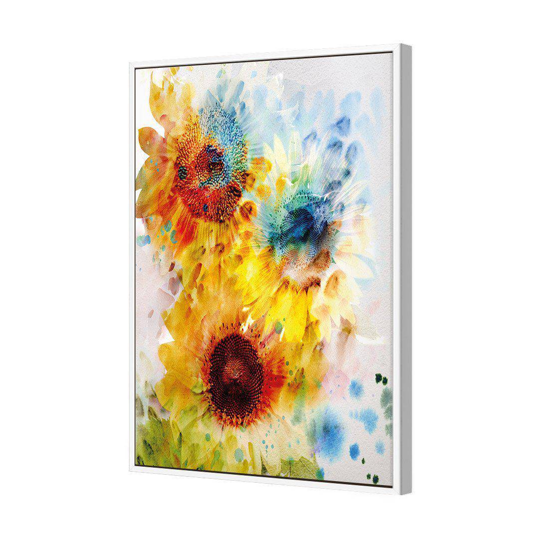 A Blur Of Flowers Canvas Art
