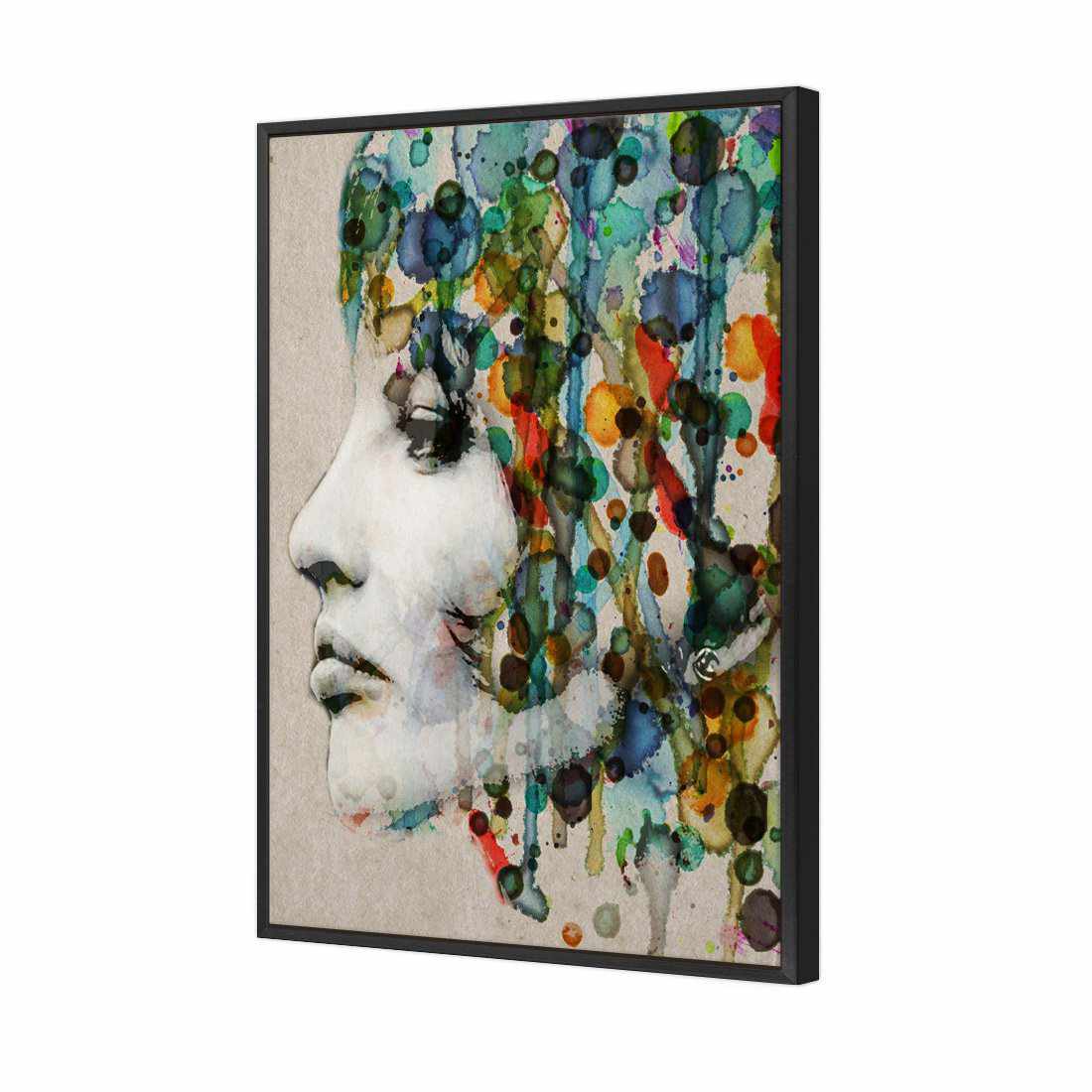 Abstract Hair Canvas Art