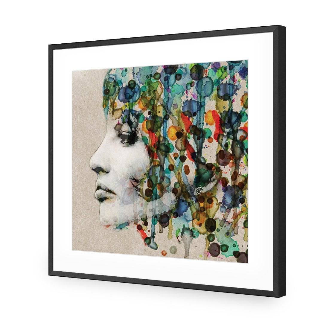 Abstract Hair, Square Acrylic Print Art