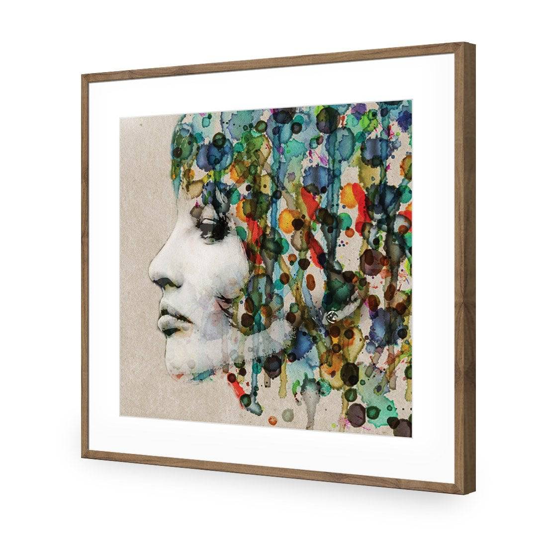 Abstract Hair, Square Acrylic Print Art