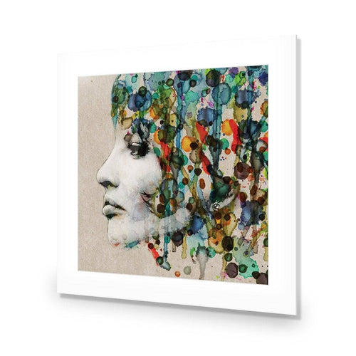 Abstract Hair, Square Acrylic Print Art
