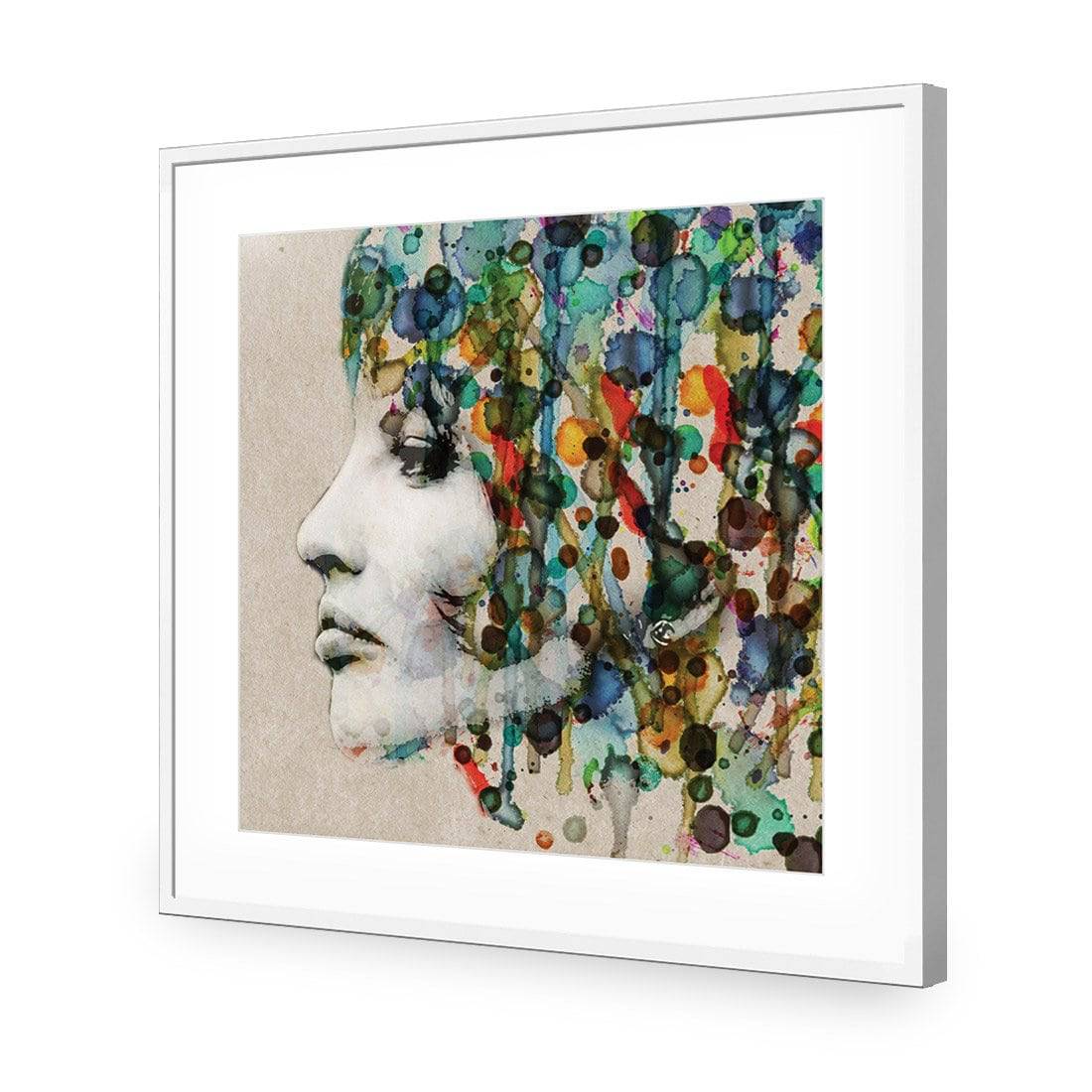 Abstract Hair, Square Acrylic Print Art