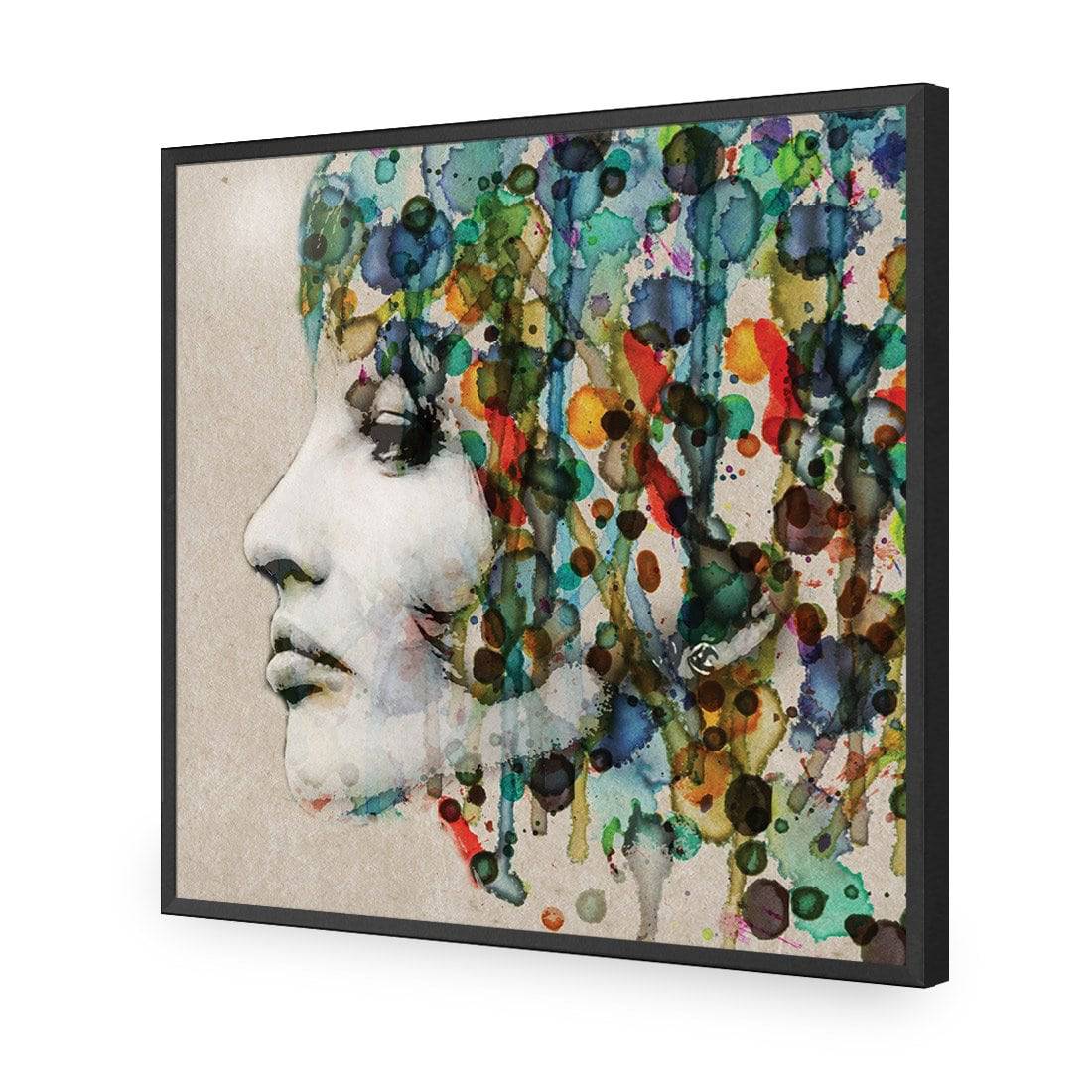 Abstract Hair, Square Acrylic Print Art
