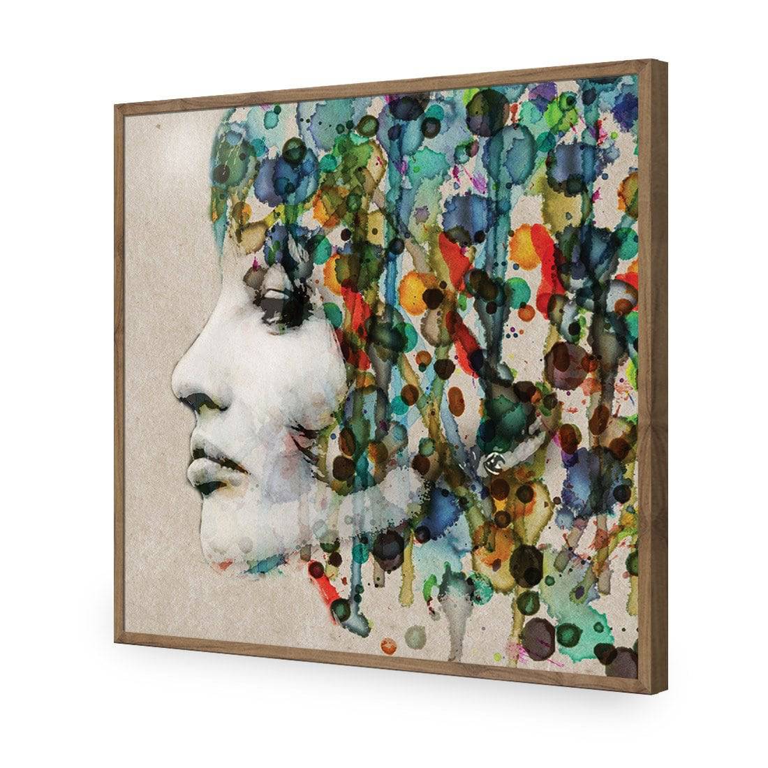 Abstract Hair, Square Acrylic Print Art