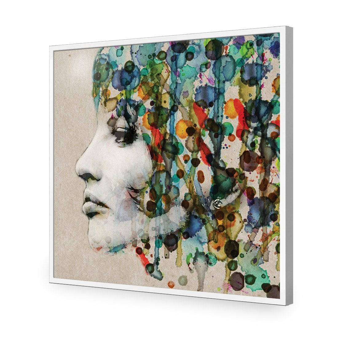 Abstract Hair, Square Acrylic Print Art