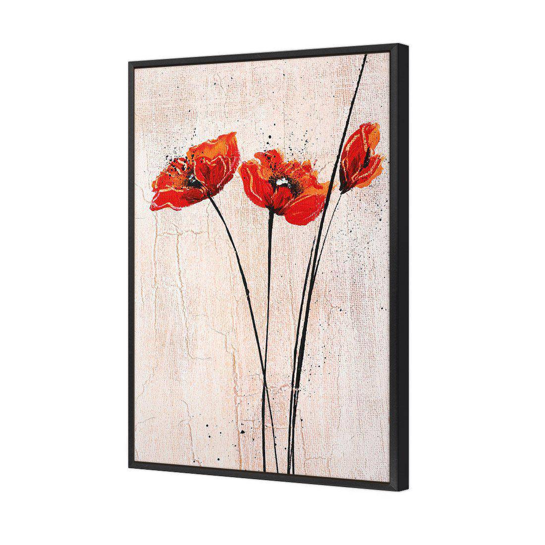 Abstract Tall Poppies Canvas Art