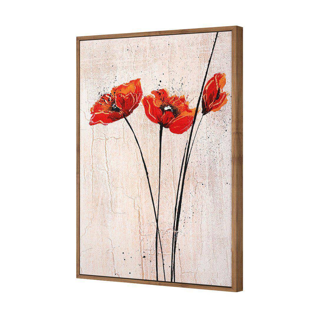 Abstract Tall Poppies Canvas Art