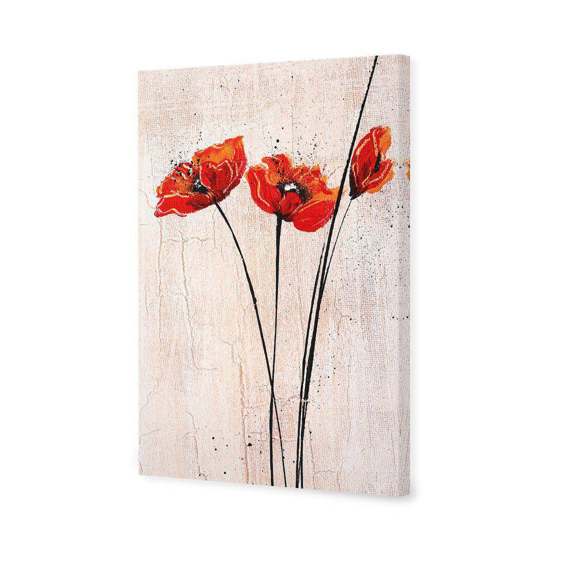 Abstract Tall Poppies Canvas Art