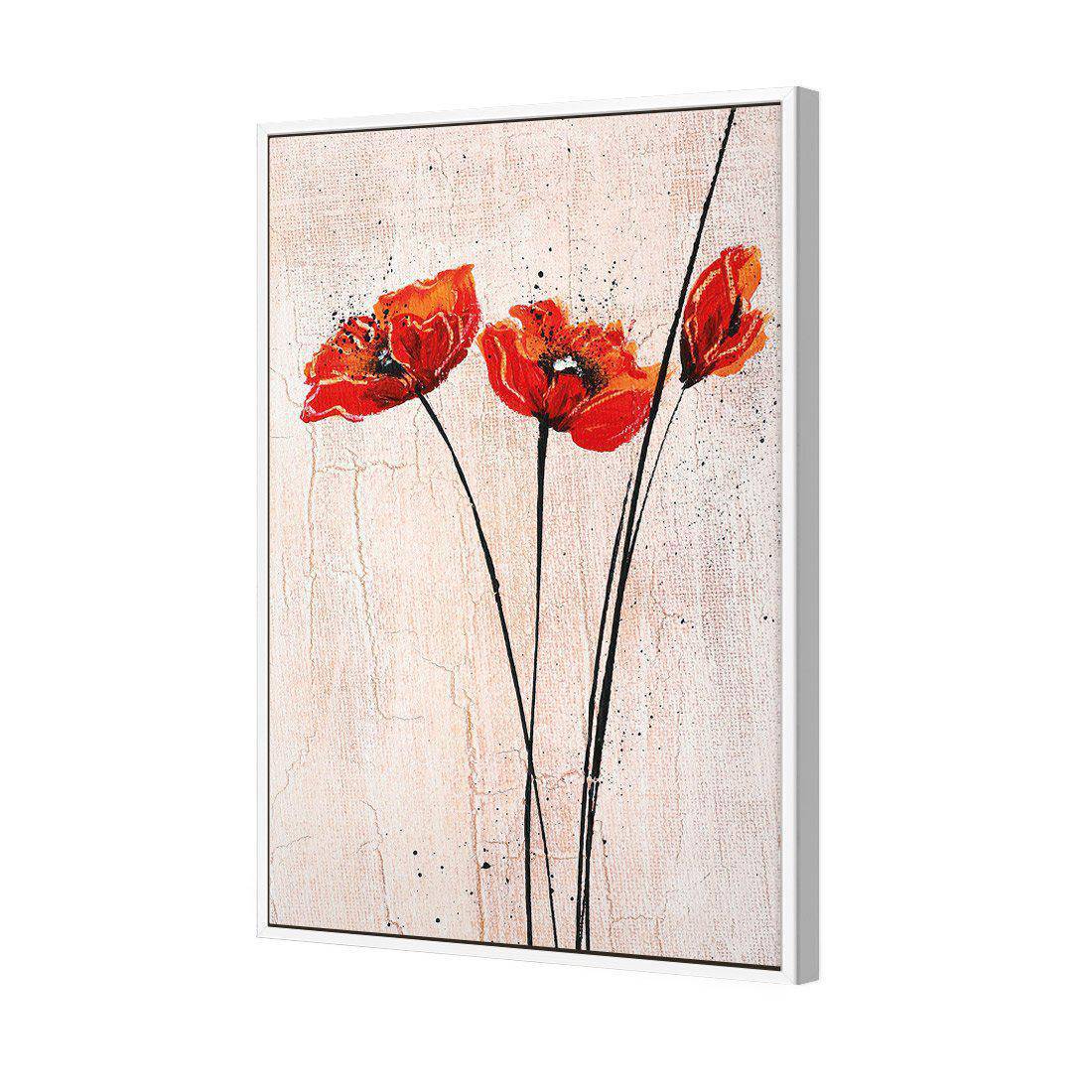 Abstract Tall Poppies Canvas Art