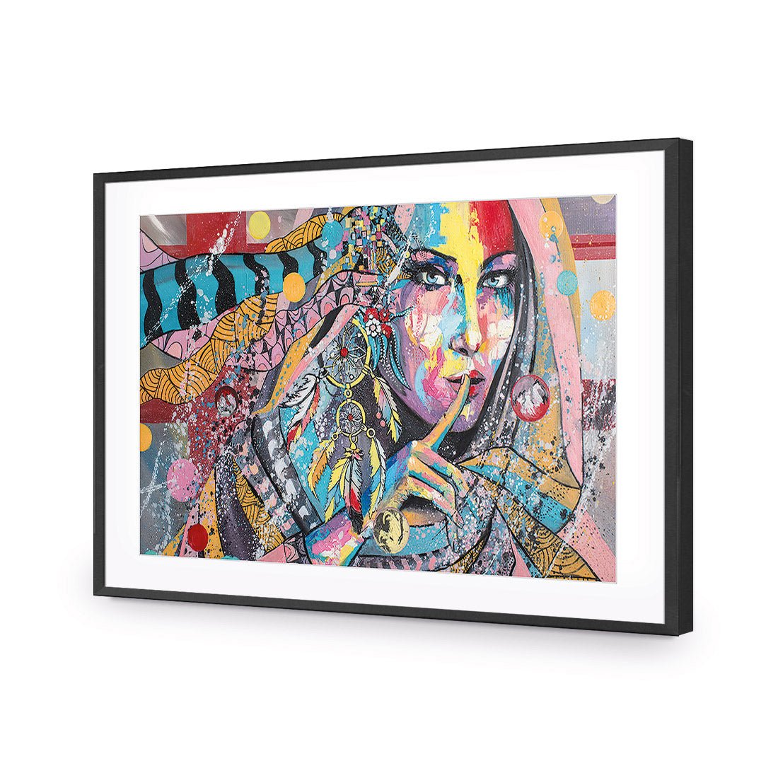African Secret Acrylic Print Art