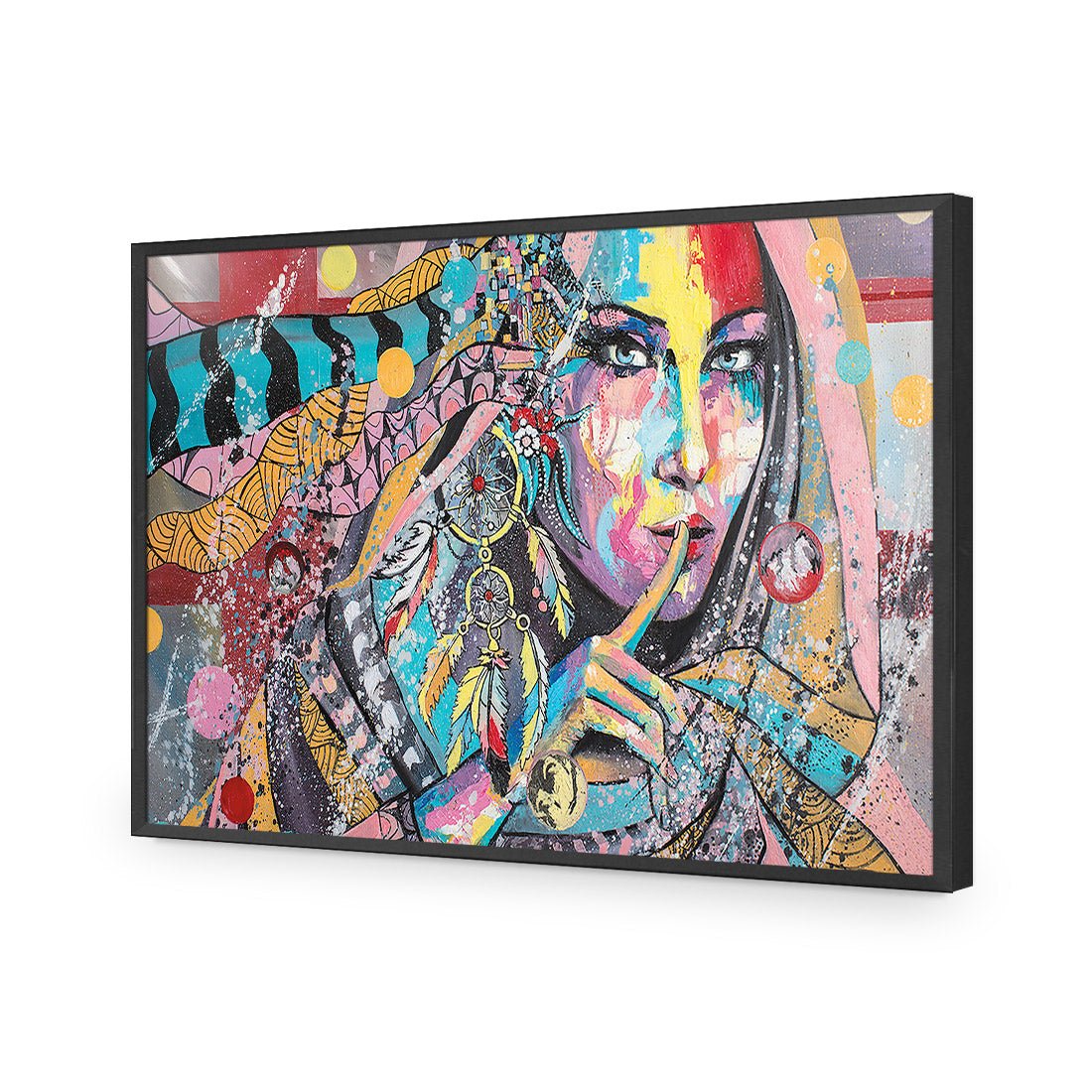 African Secret Acrylic Print Art