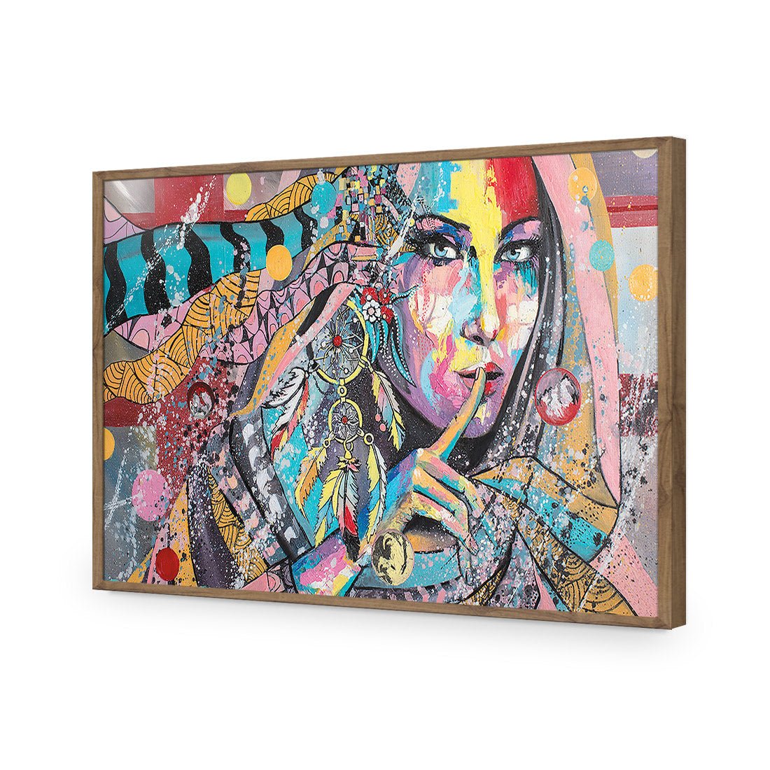 African Secret Acrylic Print Art