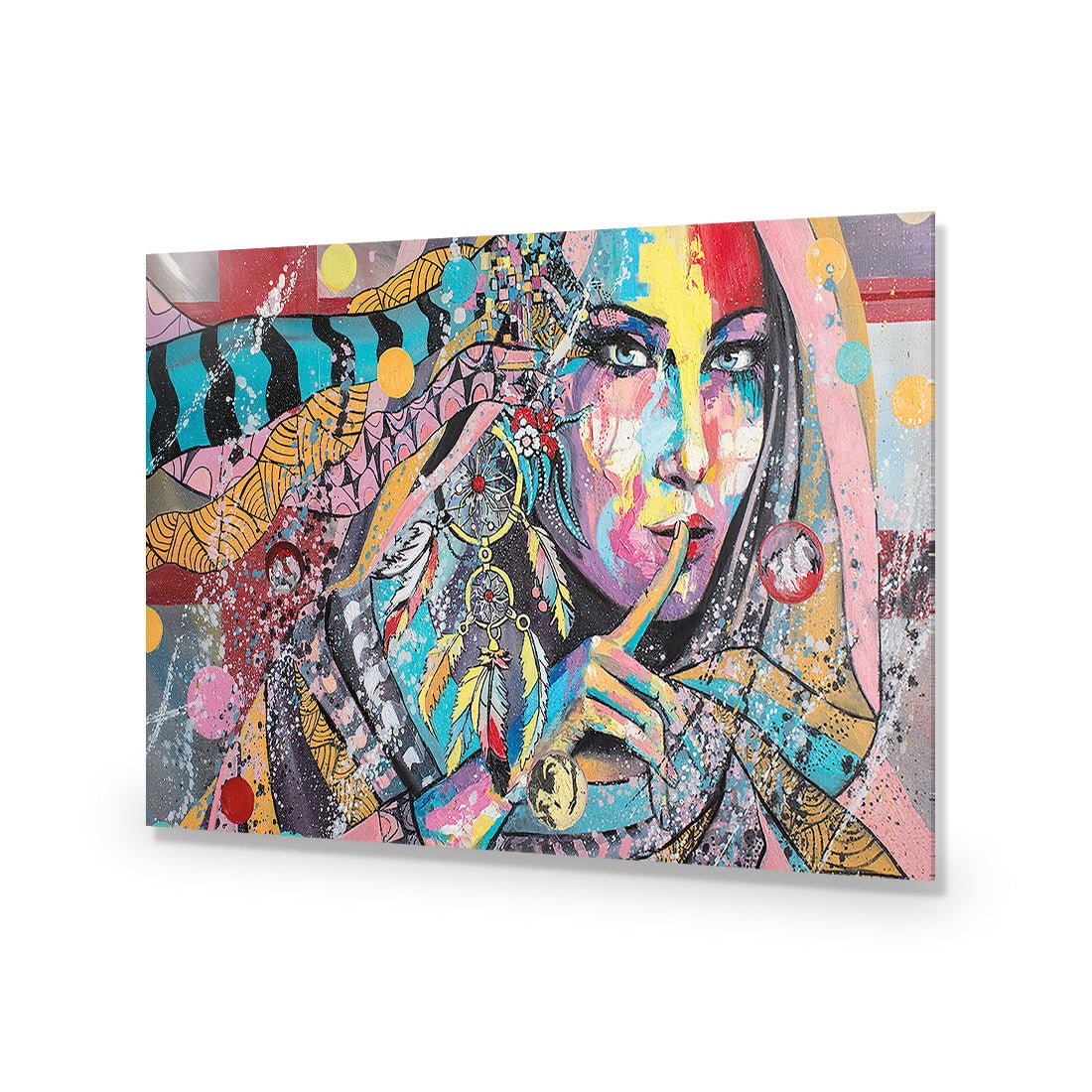 African Secret Acrylic Print Art