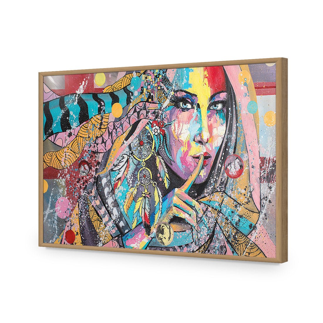 African Secret Acrylic Print Art