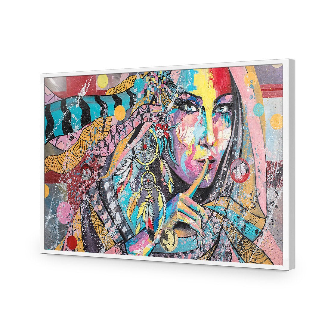 African Secret Acrylic Print Art