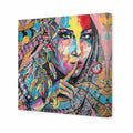 African Secret, Square Canvas Art