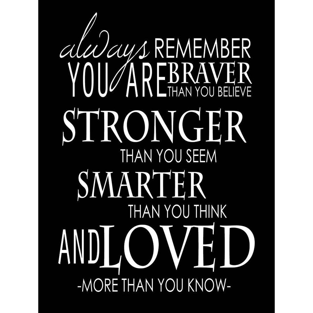 Always Remember, B&W Acrylic Print Art