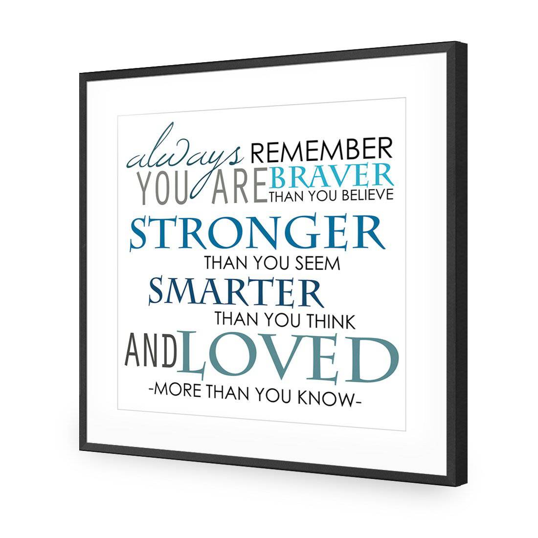 Always Remember, Square Acrylic Print Art