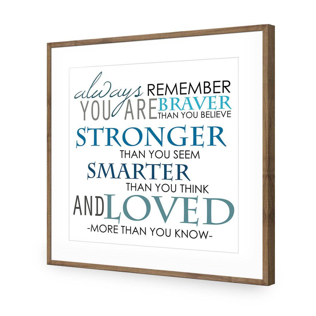 Always Remember, Square Acrylic Print Art