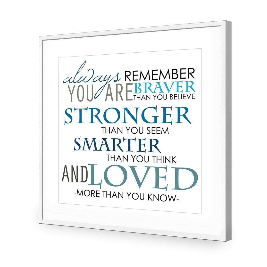 Always Remember, Square Acrylic Print Art
