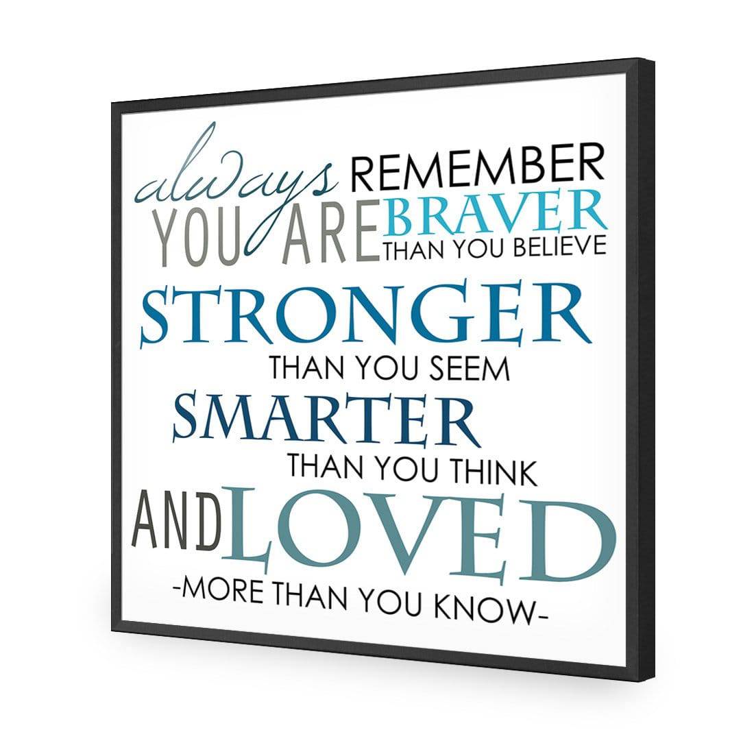 Always Remember, Square Acrylic Print Art