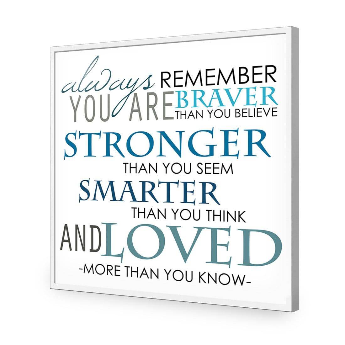 Always Remember, Square Acrylic Print Art