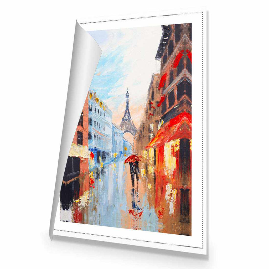 Amour En Pluie Acrylic Print Art