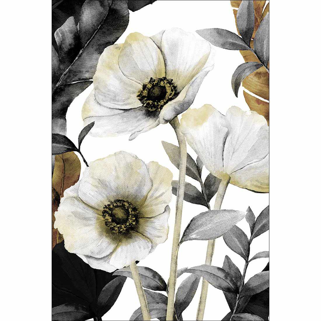 Antique Florals Canvas Art