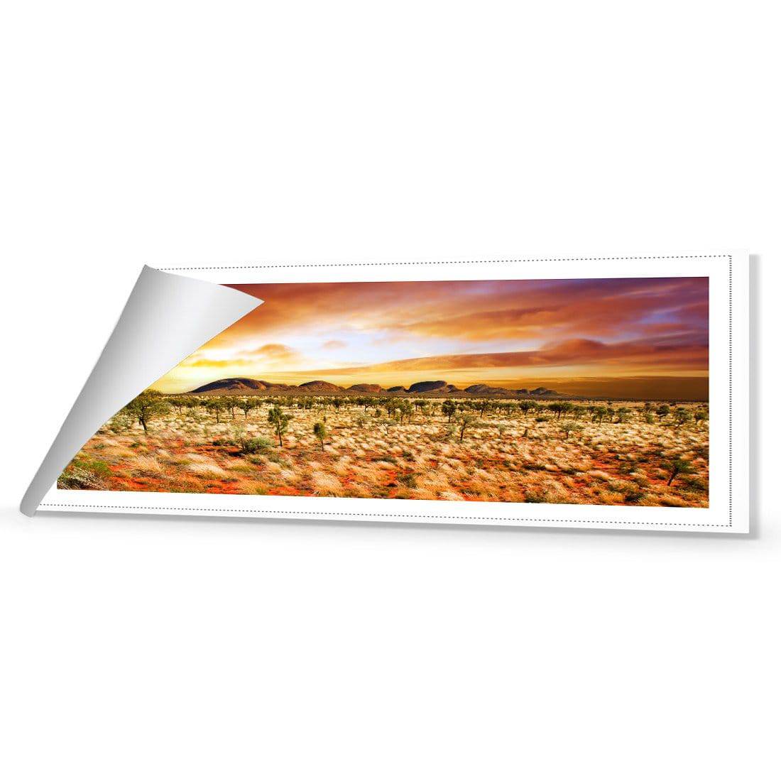 Australian Outback Sunset Canvas Art