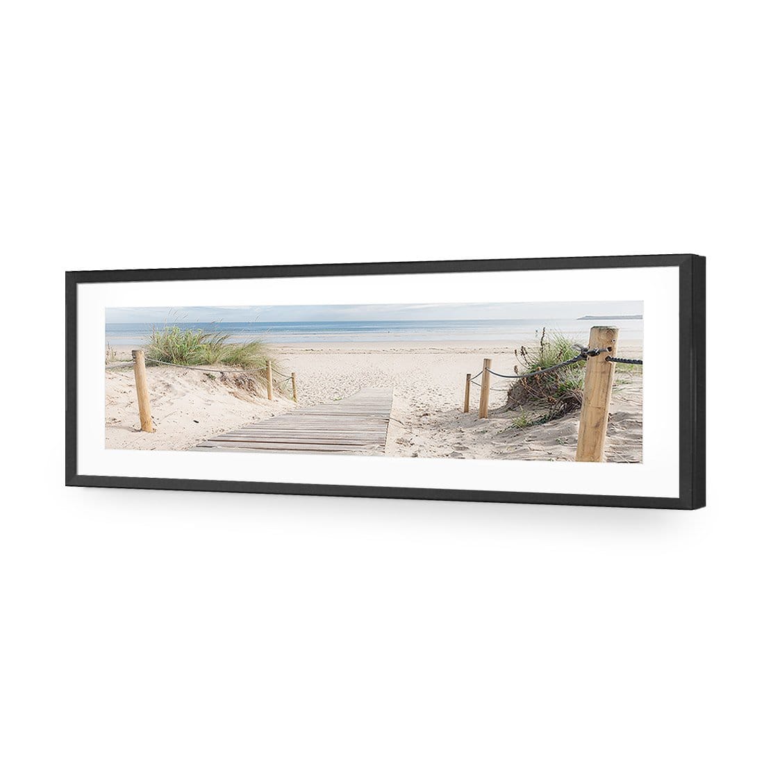 Beach Path, Long Acrylic Print Art