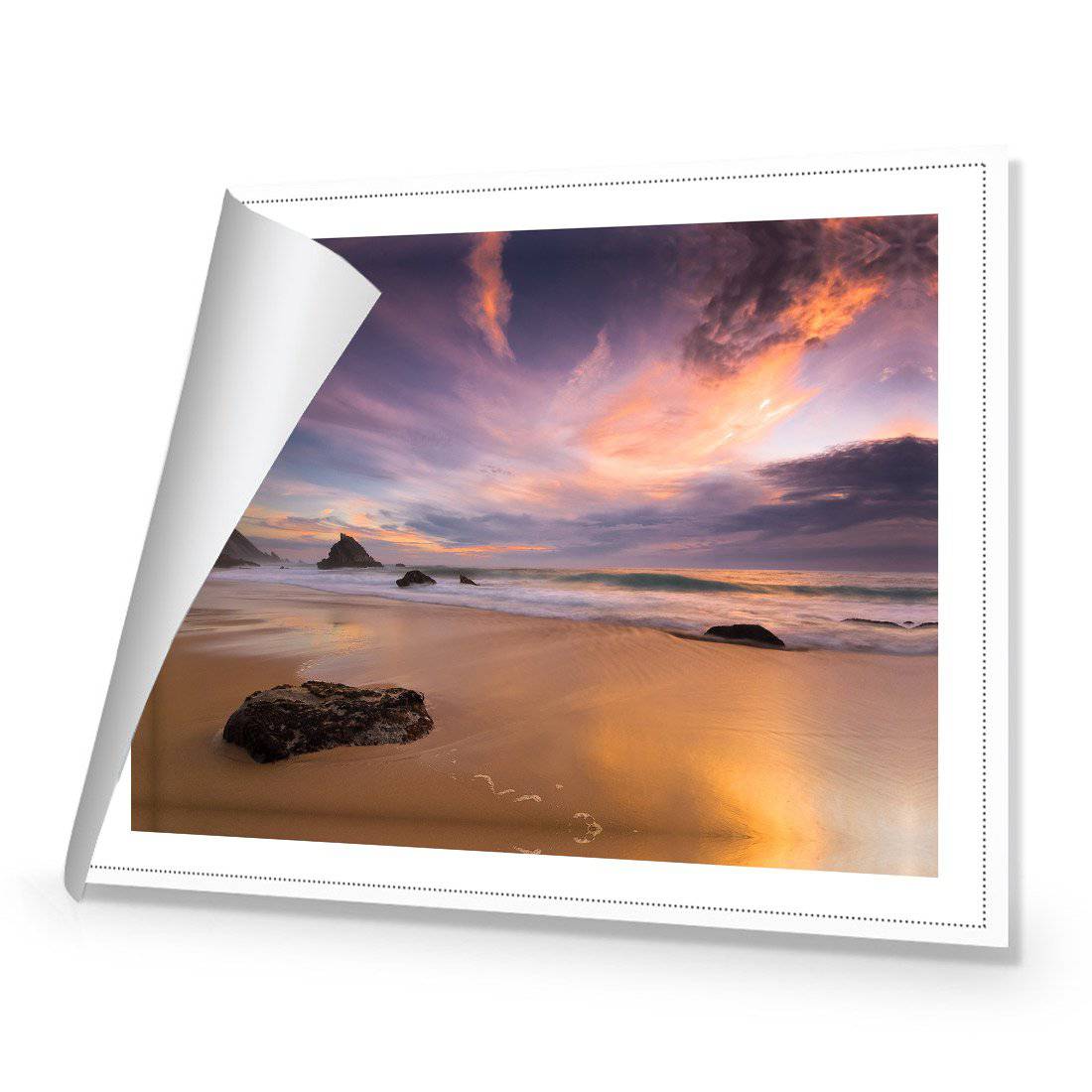 Beach Sunset Canvas Art